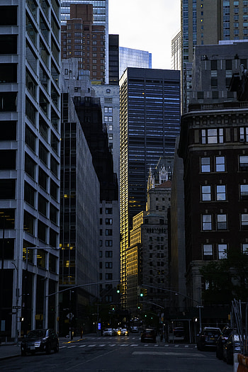 Cities, Cars, City, Building, Street HD phone wallpaper