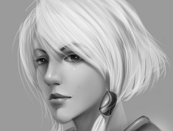 Face, fantasy, arts, stare, women, look HD wallpaper