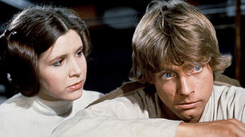 Carrie Fisher, Luke Skywalker, Mark Hamill, Princess Leia, Movie HD wallpaper