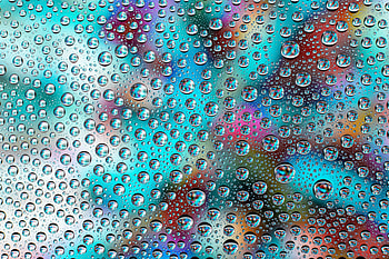 Water, Drops, Reflection, Macro, Spray HD wallpaper
