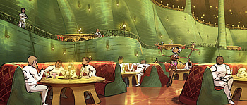 Visions Cantina Night - Star Wars | Neon Cantina (Visions) | Galactic Lounge, TV Show, Star Wars: Visions HD wallpaper