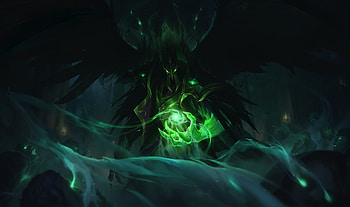 League of legends, dark, warrior HD wallpaper