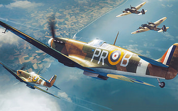 Supermarine Spitfire, British fighter, WWII, Royal Air Force, World War II, painted planes, WWII planes HD wallpaper