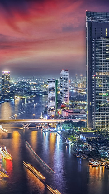 Beautiful Bangkok city, Xperia HD phone wallpaper