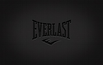 Everlast carbon logo, , grunge art, carbon background, creative, Everlast black logo, brands, Everlast logo, Everlast HD wallpaper