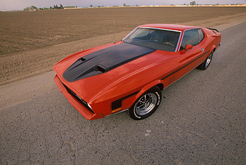 72 Mach I, ford, mustang, mach i, car HD wallpaper