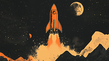 Stunning Rocket Launch, rocket launch, rocket, space, Launch, mountain HD wallpaper