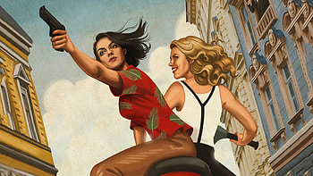 The Spy Who Dumped Me Art, the-spy-who-dumped-me, 2018-movies, movies, artwork, mila-kunis, kate-mckinnon HD wallpaper