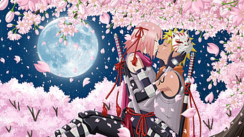 art, hanabi-rin, anime, naruto, uzumaki naruto, haruno HD wallpaper
