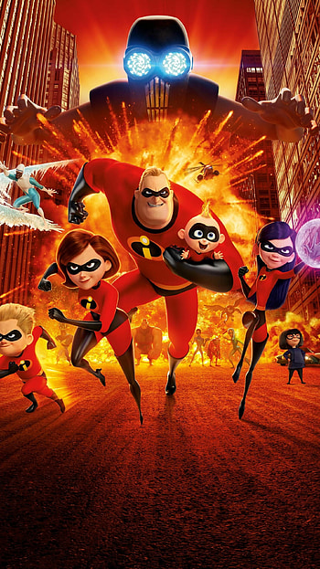Incredibles 2, , Disney Pixar movies, Animated masterpiece HD phone wallpaper