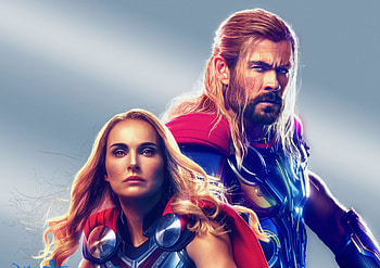 Natalie Portman, Lady Thor, Chris Hemsworth, Thor, movie, Thor: Love and Thunder HD wallpaper