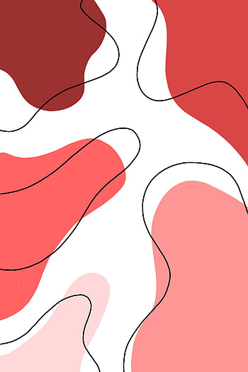 Pastel patches (red), cute HD phone wallpaper