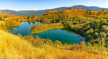 Landscape, Nature, Lake, Relief, Hills, Valley HD wallpaper