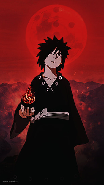 Madara Uchiha Young, Sky, Red Night, Art, Sharingan, Anime Aestethic, Madara Uchiha, Dark Aestethic, Red, Madara Edit, Anime, Naruto Shippuden, Aestethic, Naruto, Anime Edit HD phone wallpaper