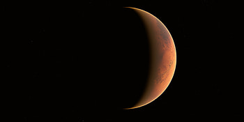 Mars Lightwave , mars, planet, digital-universe, deviantart HD wallpaper