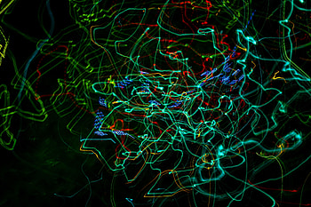 Dark, Lines, Neon, Confusion, Tangle HD wallpaper