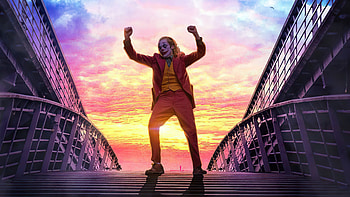 Joker Dancing On Stairs , joker, supervillain, superheroes, artist, artwork, digital-art HD wallpaper
