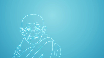 Gandhi Jayanti, 2nd October, Concept animation, Mahatma Gandhi sketch HD wallpaper