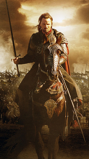 The Lord of the Rings: The Return of the King, Viggo Mortensen HD phone wallpaper