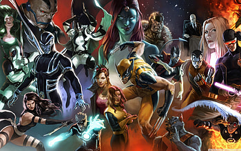 X-MeN, wolvrine, group, hot, marvel, character HD wallpaper
