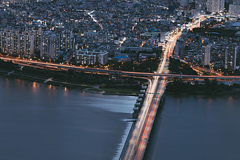 Cities, City, Building, View From Above, Coast, Bridge HD wallpaper