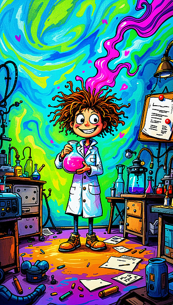 Colorful Experiment: A Playful , scientist, laboratory, colorful HD phone wallpaper