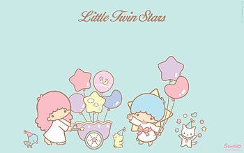 Little Twin Stars Cute Balloons, Anime, Little Twin Stars, sanrio, balloon HD wallpaper