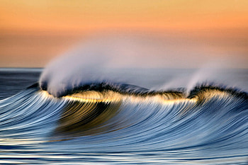 Sea Waves With Mist F, mist, scenery, waves, wide screen, waterscape, graphy, beautiful HD wallpaper
