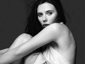 SCARLETT JOHANSSON, graphy, portrait, bw, sj, actresses, beauty HD wallpaper