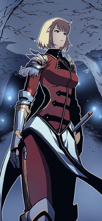 Cha Hae-in Bold Warrior | Solo Leveling Anime , Cha Hae-in, Anime, Solo Leveling HD phone wallpaper