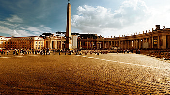 Vatican City, Rome, Italy, Piazza San Pietro HD wallpaper