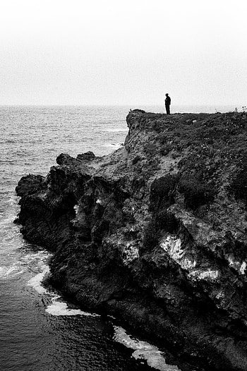 Nature, Waves, Rock, Bw, Chb, Surf HD phone wallpaper