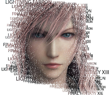 Lightning Farron, games, final fantasy xiii, final fantasy series, final fantasy, writing, cg, ffxiii, game, female, words, ff13-2, final fantasy 13, blue eyes, pink hair, lightning, video game, face, video games, ff13 HD wallpaper