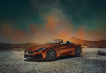 Orange, sports car, BMW Z4 HD wallpaper