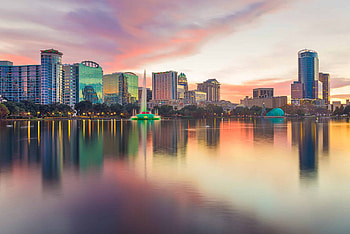Orlando Skyline, Travels, Romantic getaway, Beautiful landscapes HD wallpaper