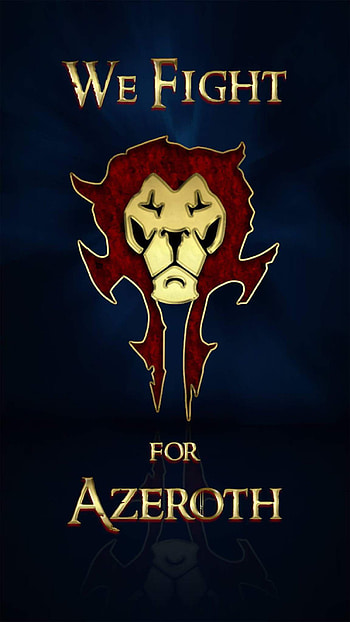 For Azeroth, horde, world of warcraft, alliance HD phone wallpaper