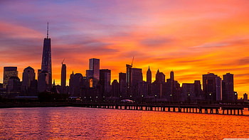 Captivating city skylines, Urban metropolis, Sky-high buildings, Vibrant city life HD wallpaper