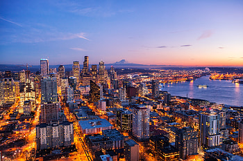 Skyline At Night From The Space, space, night, skyline, graphy HD wallpaper