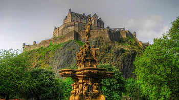 Ross Fountain, Edinburgh (Scotland) HD wallpaper