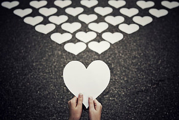 Love is....., white, heart, abstract, love HD wallpaper