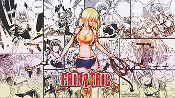 Fairy Tail, Anime, Lucy Heartfilia, Natsu Dragneel HD wallpaper