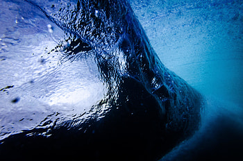 Tide, sea waves, bubble, close up, water HD wallpaper