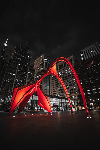Cities, Architecture, Building, Lights, Night City, Glow HD phone wallpaper