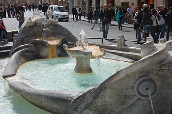 Barcaccia Fountain, Travels, Fontana del Tritone, Thinkvisuals blog HD wallpaper