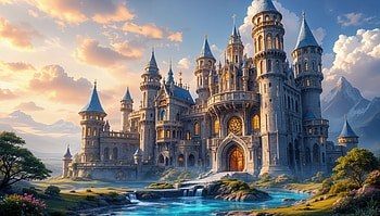 Enchanting Fairytale Castle - Ultra, castle, fantasy, landscape, architecture, fantasy landscape HD wallpaper