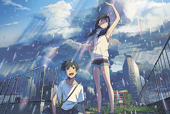 Hodaka and Hina, Makoto Shinkai HD wallpaper