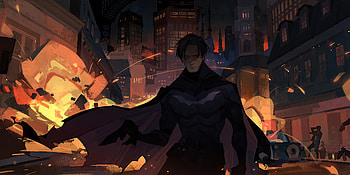 The Batman Gotham City Burn, the-batman, batman, superheroes, artwork, artist, artstation HD wallpaper