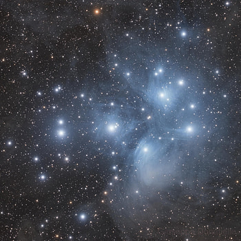 Universe, Stars, Nebula, Galaxy, Messier 45 HD phone wallpaper