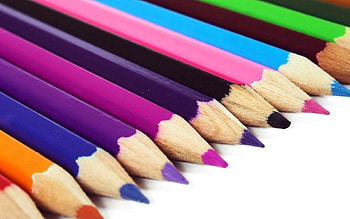 Miscellanea, Miscellaneous, Pencils, Mood, Moods, Colored HD wallpaper