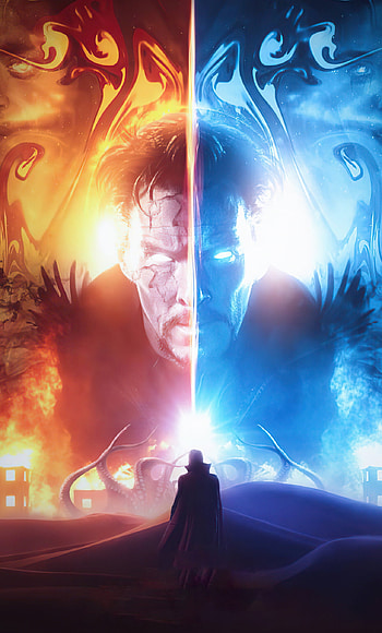 Doctor Strange in the Multiverse of Madness, , 6, Dimensional landscapes HD phone wallpaper